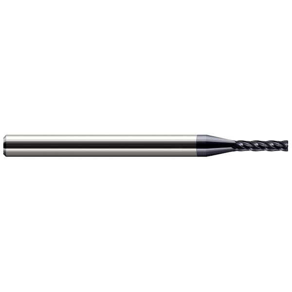 Miniature End Mill - Corner Radius - Long Flute